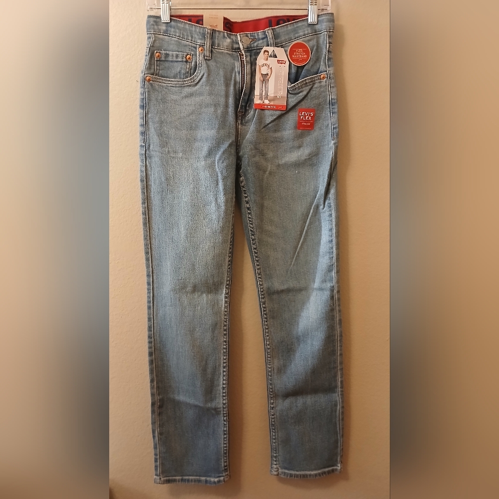 Levi's Boy's Light Blue Straight Jeans